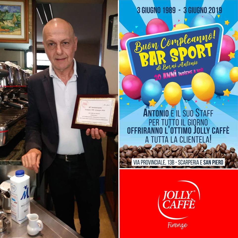 Grande festa al Bar Sport di San Piero a Sieve Firenze